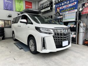 【タイヤ交換】アルファード×ブリヂストン「Playz PX-RVⅡ」