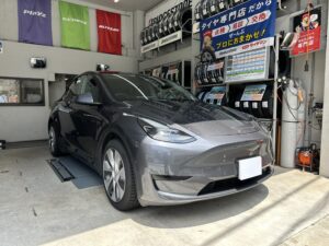 【タイヤ交換】テスラモデルY×ハンコック「Ventus S1 Evo3」