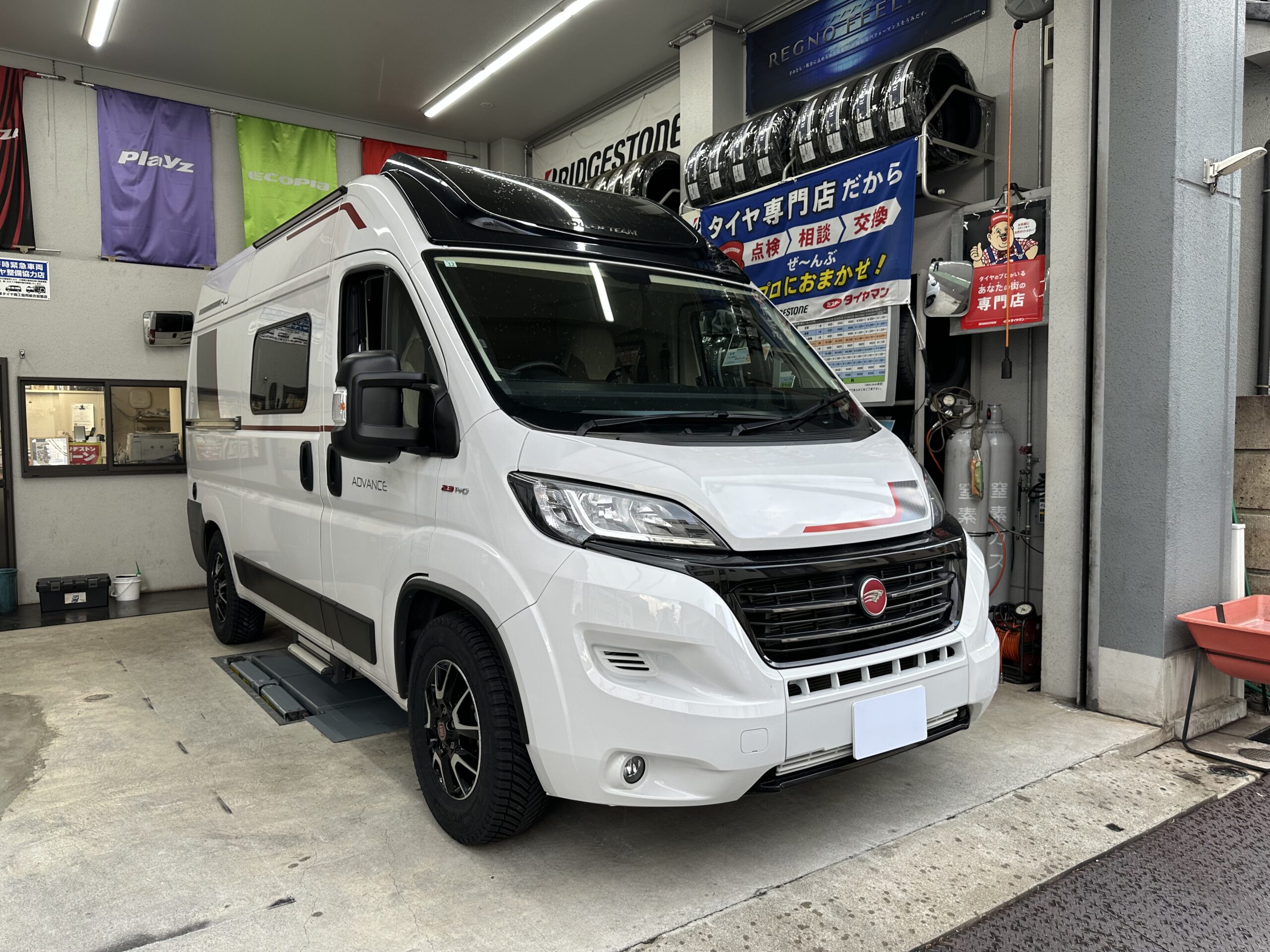 【タイヤ交換】デュカト×ミシュラン「CROSSCLIMATE CAMPING」