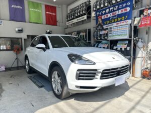 【タイヤ交換】カイエン×ブリヂストン「DUELER H/P SPORT N-0」