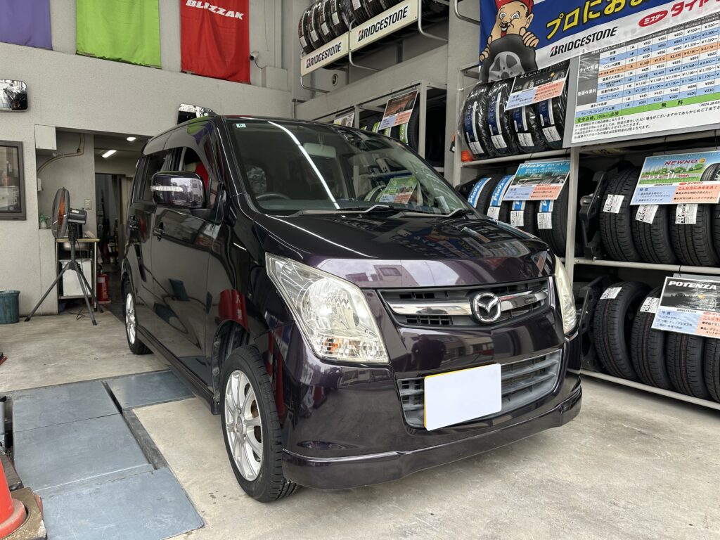 【タイヤ交換】AZワゴン×ブリヂストン「NEWNO」