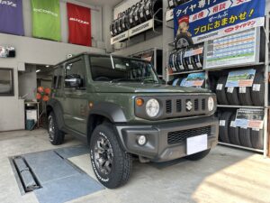 【タイヤ交換】ジムニーシエラ×トーヨータイヤ「OPENCOUNTRY A/TⅢ」