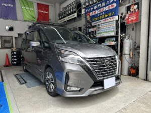 【タイヤ交換】セレナ×ブリヂストン「Playz PX-RVⅡ」