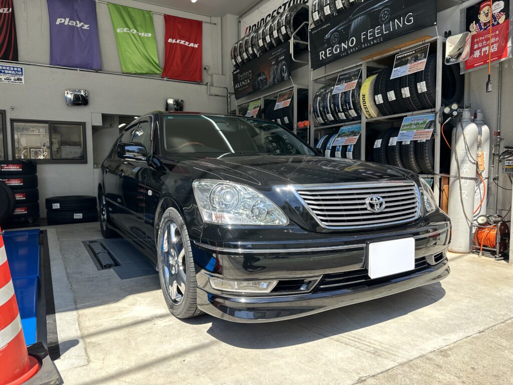 【タイヤ交換】セルシオ×グッドイヤー「EfficientGrip Comfort」