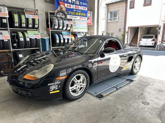 【タイヤ交換】ボクスター×ブリヂストン「POTENZA S007A」