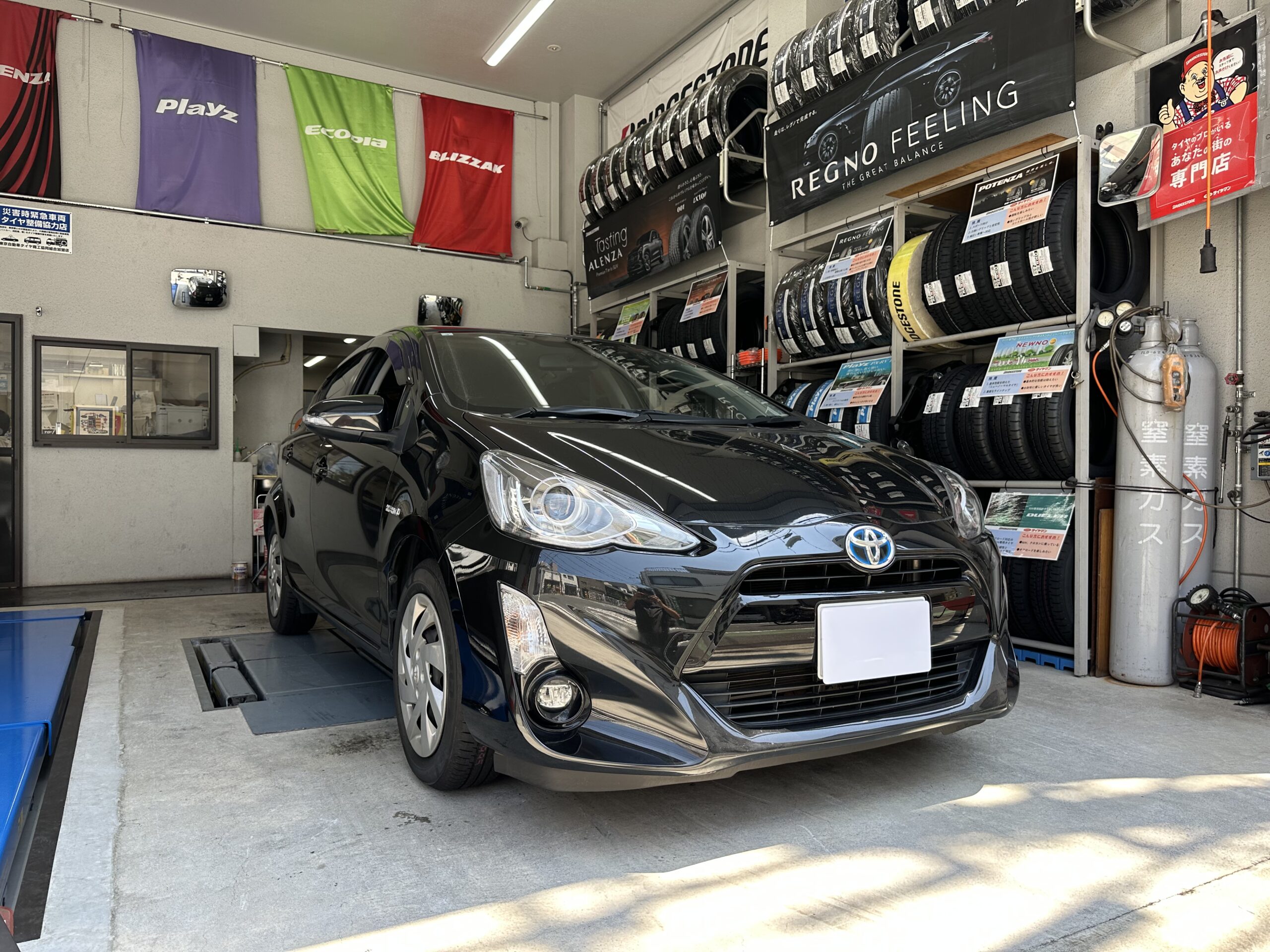 【タイヤ交換】アクア×ブリヂストン「NH200C」