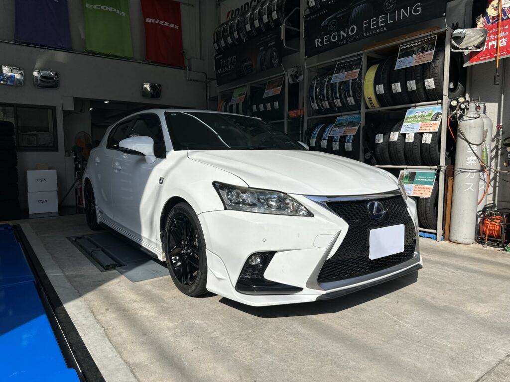 【タイヤ交換】レクサスCT200h×ブリヂストン「POTENZA S007A」