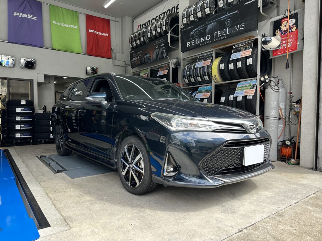 【タイヤ交換】カローラフィールダー×ブリヂストン「REGNO GR-XⅢ」
