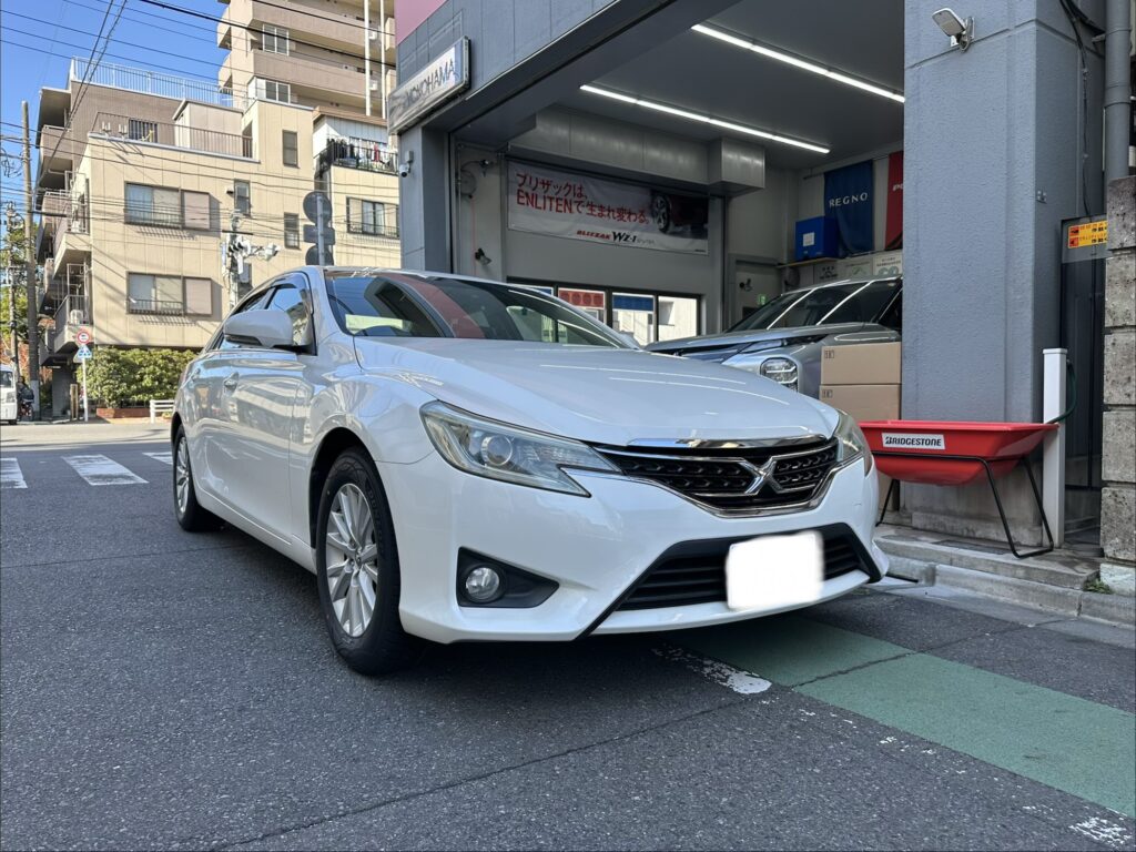 【タイヤ交換】マークX×ダンロップ「シンクロウェザー」