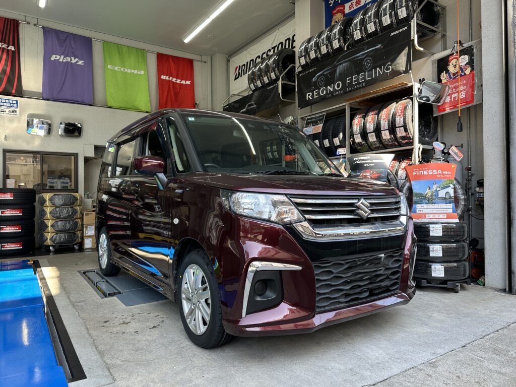 【タイヤ交換】ソリオ×NEWNO（ニューノ）