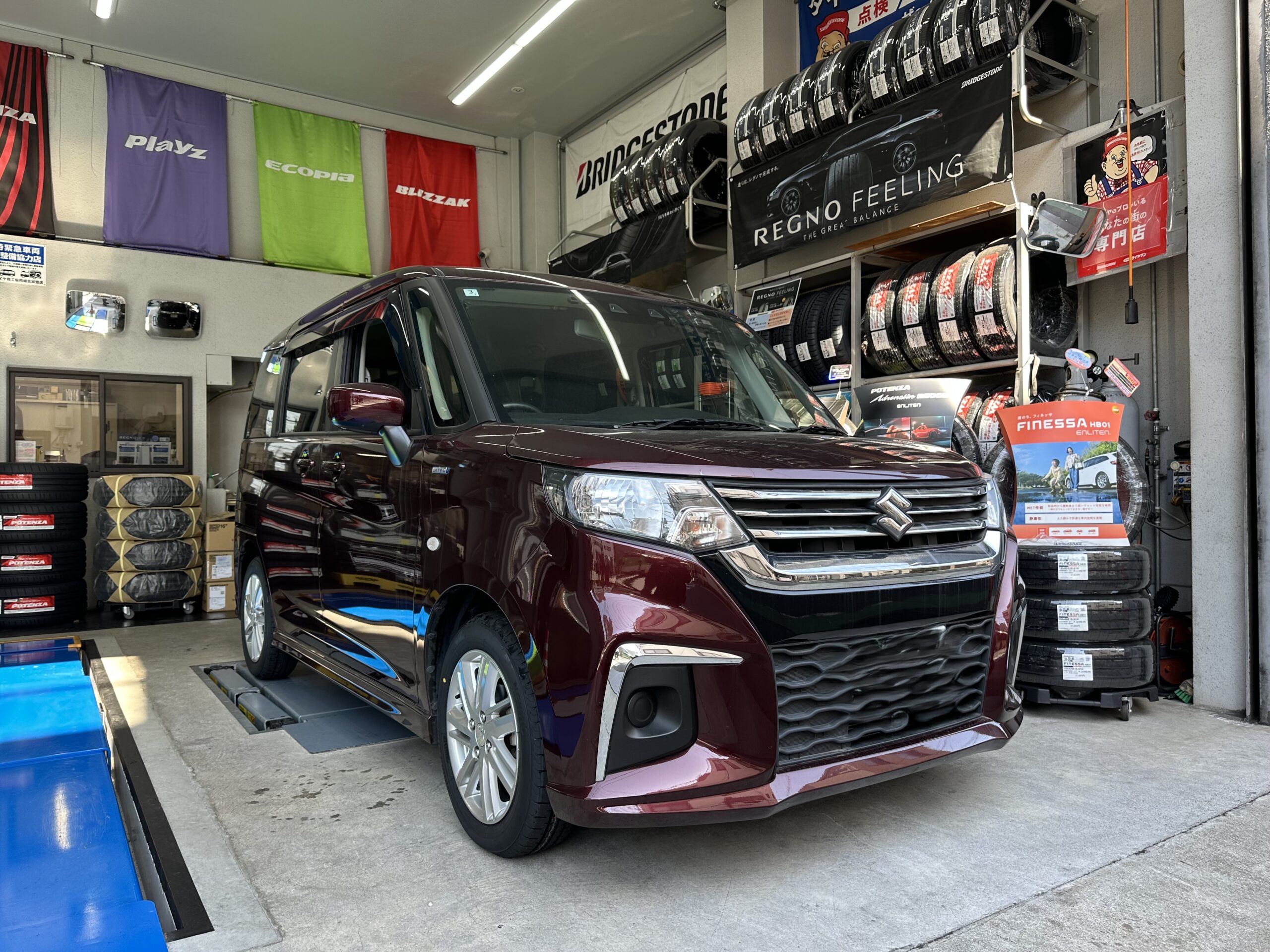 【タイヤ交換】ソリオ×NEWNO（ニューノ）