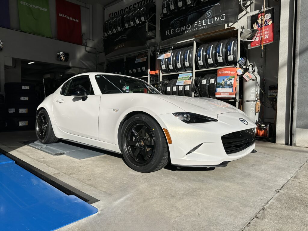 【装着事例】ロードスター×新商品「RE-71RZ」×「TE37 SONIC」で極上の足回りへ！墨田区のタイヤ・ホイール交換はお任せください！