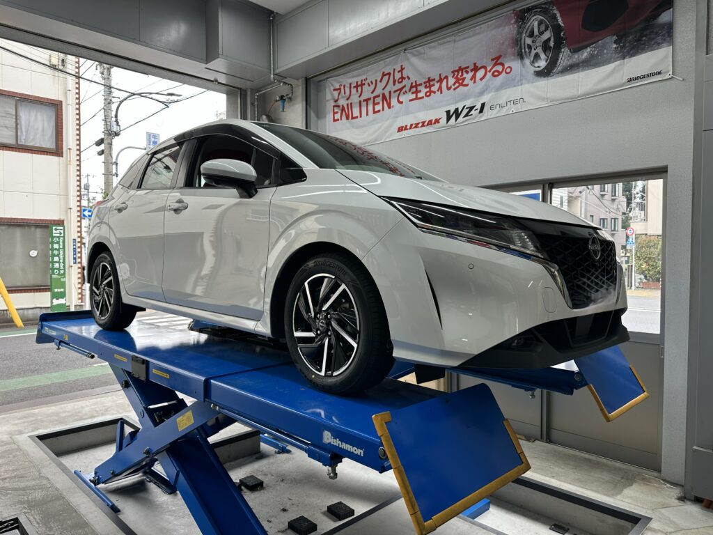 【タイヤ交換】日産ノート、新車装着タイヤと同等性能のタイヤってどれ？？墨田区のタイヤ交換はお任せください！