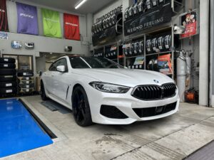 【輸入車にもおすすめ！】BMW840i×REGNO（レグノ）GR-XⅢで磨き抜かれた空間品質と走行性能を！墨田区のタイヤ交換ならお任せください！
