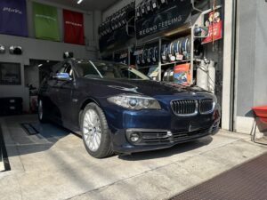【ランフラットタイヤ】BMW523iタイヤ交換、ショルダー摩耗に要注意！墨田区のタイヤ交換ならお任せください！