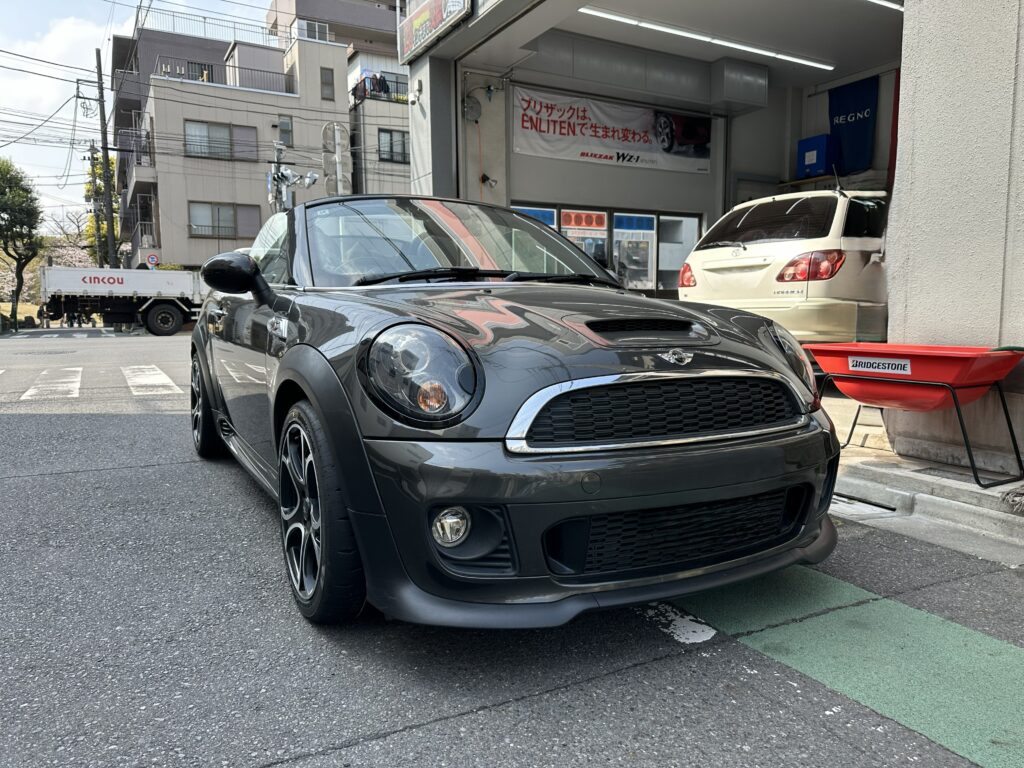 【ミニ・ロードスター】ハイグリップタイヤへ交換！新作『POTENZA RE-71RZ』で走りが進化！墨田区でタイヤ交換ならお任せください！