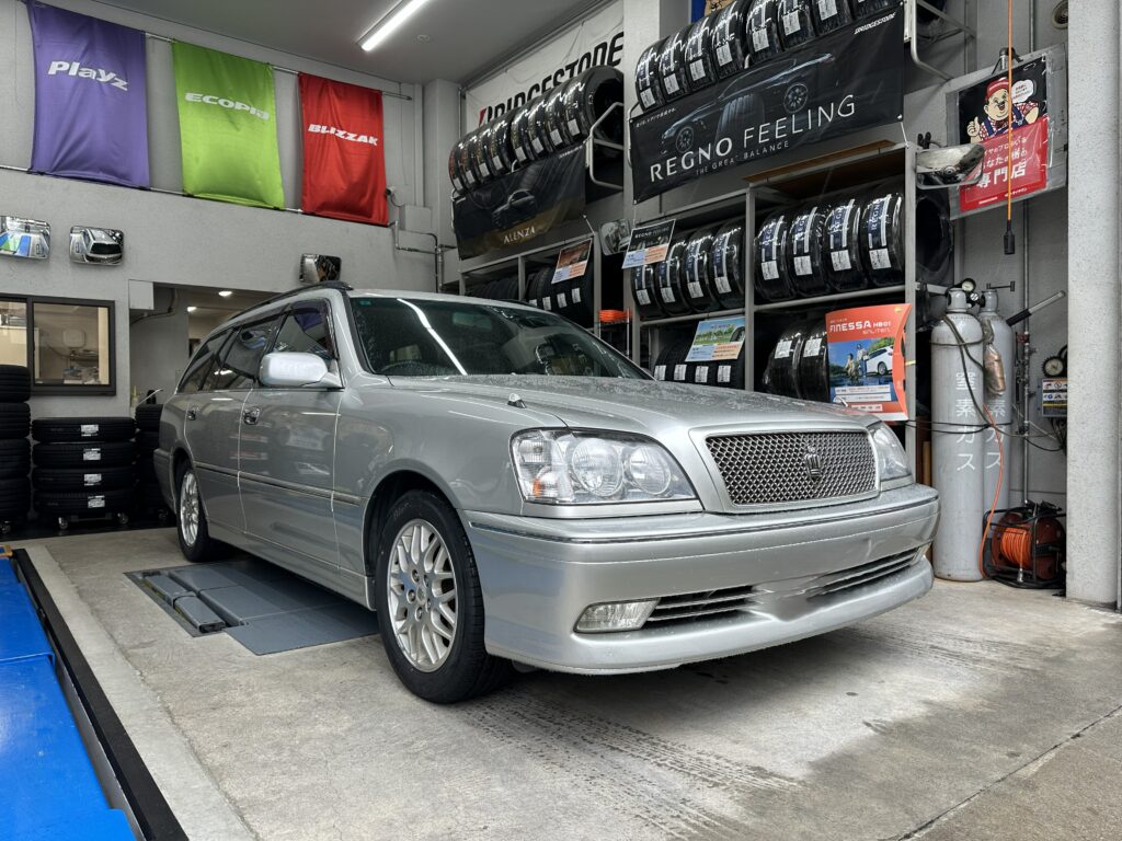 【クラウンエステート×タイヤ交換】長年愛されたクラウンエステートに最適なタイヤをご提案！選ばれたのはヨコハマタイヤ『BluEarth-GT AE51』！墨田区のタイヤ交換はお任せください！