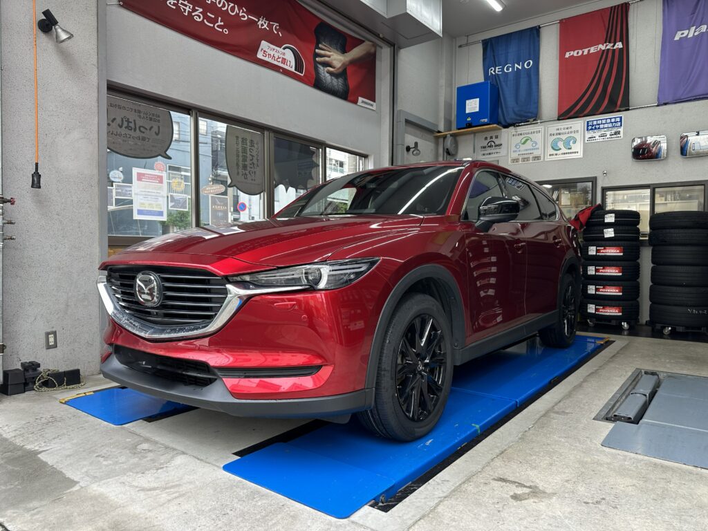 【CX-8×タイヤ交換】ブリヂストンのSUV専用タイヤ『LX200』を装着で、静粛性と安心感を格上げ！墨田区のタイヤ交換はお任せください！