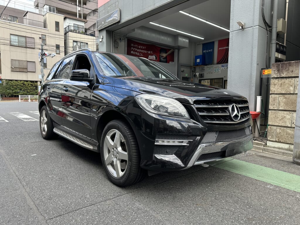 【メルセデスベンツML350×タイヤ交換】ひび割れ＆残溝低下でご相談！ブリヂストンの「ALENZA 001」をリピート装着！